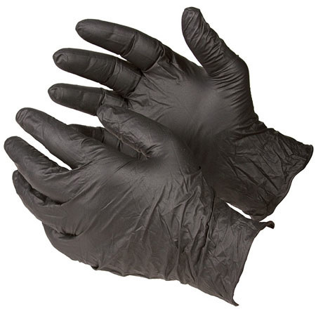 Safariland Powder-Free Nitrile Gloves, Small, Box of 100