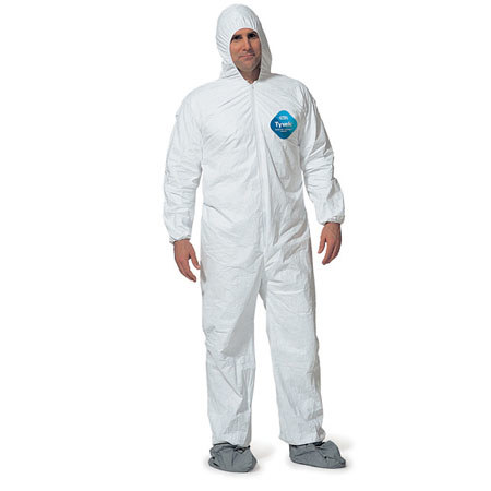 Safariland Tyvek Coveralls (Head & Feet), Medium