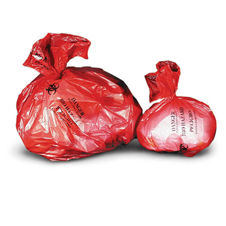 Safariland 24x24" Biohazard Disposal Bag, Pack of 500