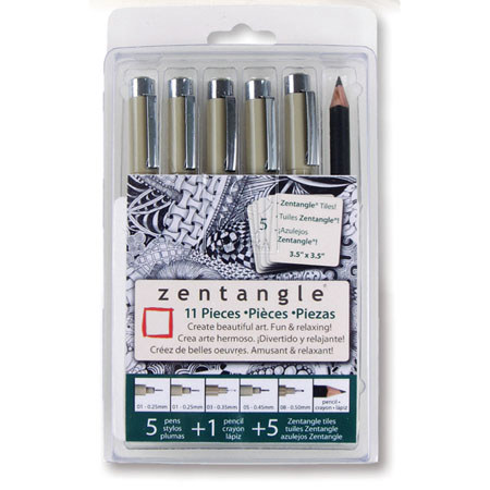 Sakura of America - Zentangle Drawing 11 Piece Set