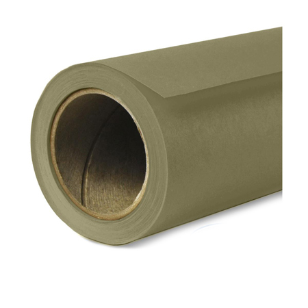 Savage 53"x36' Widetone Seamless Background Paper Olive Green Single