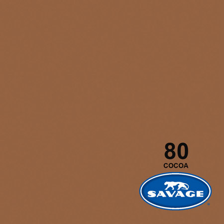 Savage Widetone Seamless Background Paper 53" wide x 36', Cocoa, #80