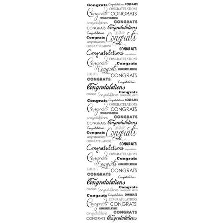 Savage Printed Background Paper, 53"x18', Congratulations