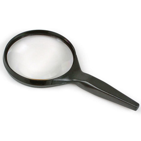 Safariland 3.25" 2x Round Glass Handheld Magnifier
