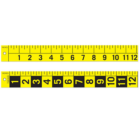 Safariland 12" Scale, H and V Marking, Pack of 5