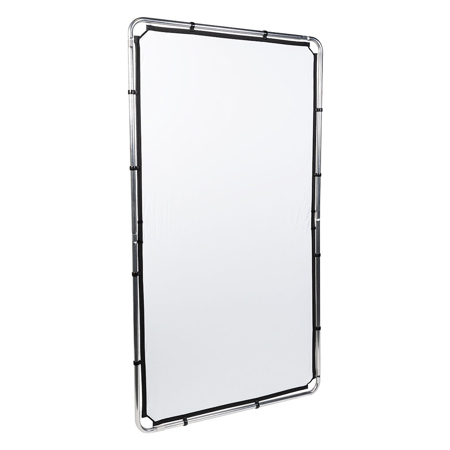 Savage 3.6x6.6' Super Scrim, Silver/White