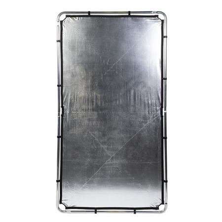 Savage 3.6x6.6' Super Scrim, Silver/White