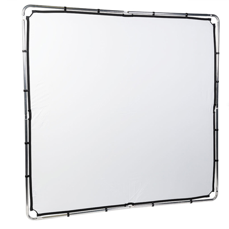 Savage 6.6x6.6' Super Scrim, Silver/White