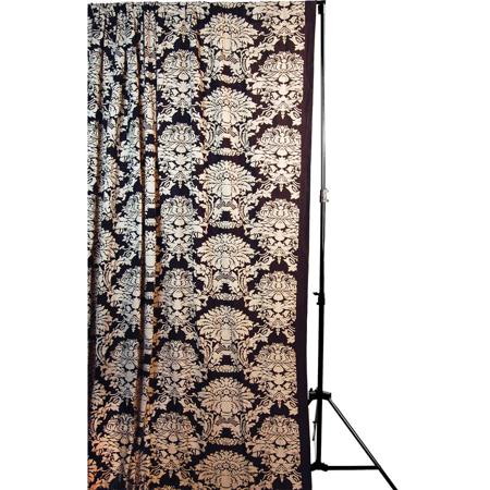 Savage Accent Retro Background, 10x12', Black Cream
