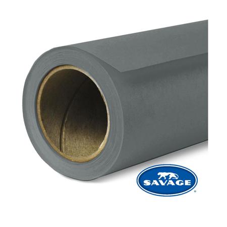 Savage Widetone Seamless Background Paper, 86" wide x 36', Charcoal, #54