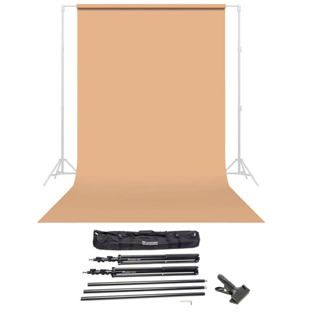 Savage Widetone Seamless Background Paper 86"x36' Almond, #79 W/10' Support