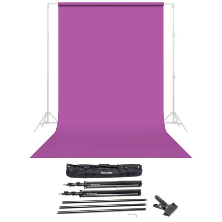 Savage Widetone Seamless Background Paper 86"x36' #91 Plum WITH 10' Support