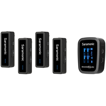 Saramonic Blink500 Pro B8 2.4GHz 4-Person Digital Wireless Microphone System