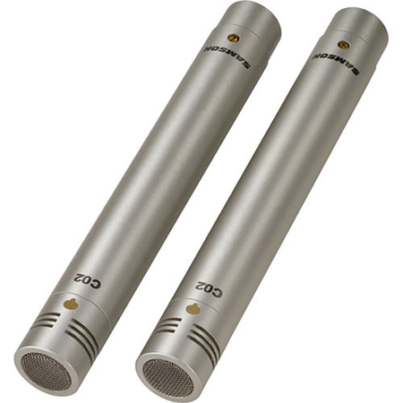Samson C02 Pencil Condenser Microphones, Stereo Pair