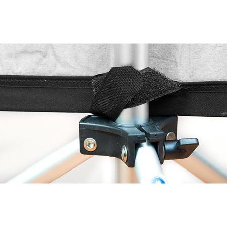 Savage 5x6' Reversible Collapsible Backdrop Kit, Matador Red/White