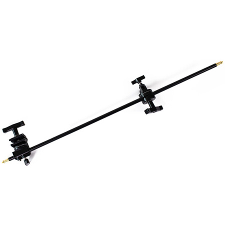 Savage 40" Stainless Steel Chrome/Black Grip Arm with Gobo Clamps