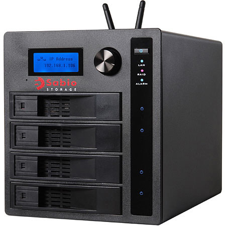 Sabio Storage CM404 2TB NAS Device, SATA II, USB2.0
