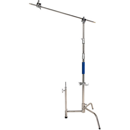 Savage Stainless Steel C-Stand with Grip Arm and Turtle Base Kit, 9.5'