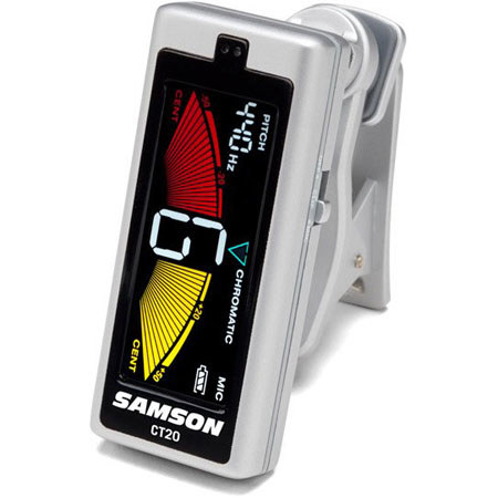 Samson CT20 Headstock Mounted Guitar Clip-On Tuner