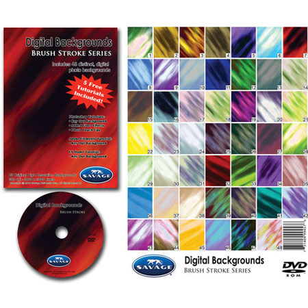 Savage Digital Backgrounds DVD Brush Stroke Series