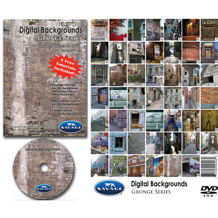 Savage DB106 Digital Backgrounds DVD Grunge Series