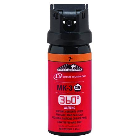 Safariland First Defense 360deg. 0.7% MK-3 Stream of OC Pepper Spray Aerosol