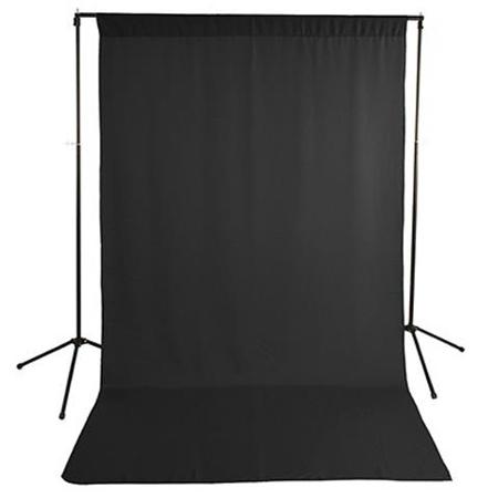 Savage Economy Background Support Stand with 5x9' Black Backdrop