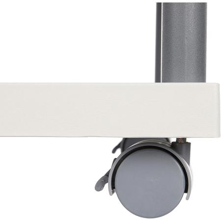 Wave Design Under-Desk Printer Stand, Plastic, 2 Shelves, 20