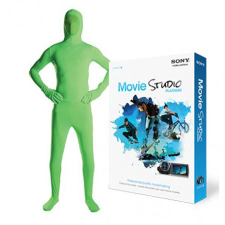Savage Green Screen Video Medium Suit with Sony Movie Studio Platinum