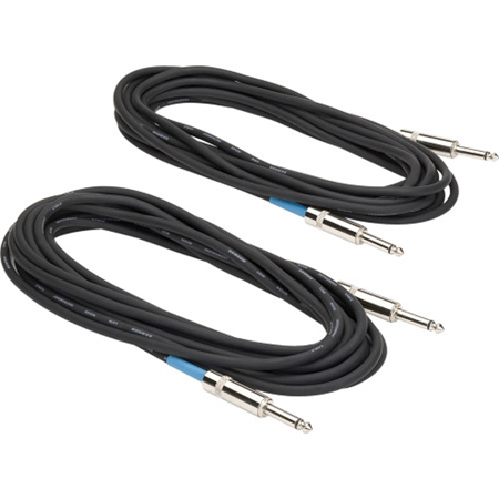 Samson IC20 20 Feet Instrument/Patch Cable, 2 Pack