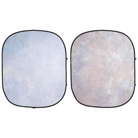 Savage 60x72" Collapsible Disc / Reversible Muslin Style Background - Spring Essence