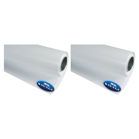 Savage 10x20' Infinity Solid Vinyl Background, Pure White, 2-Pack