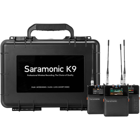 Saramonic K9-US Pro 2-Person Digital UHF Wireless Microphone System for Cameras