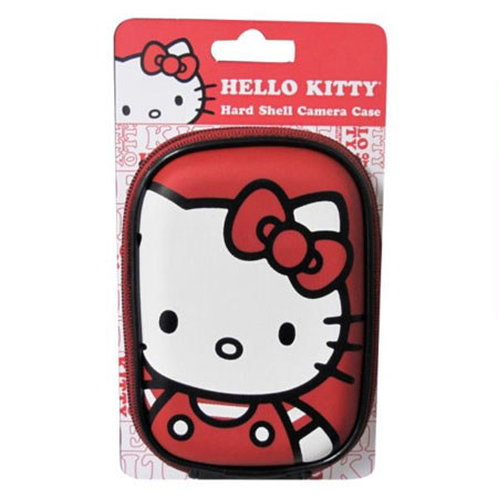 Hello Kitty Reversable Camera Case - Red (4.25" x 3.25" x 1.25") #HS-5009-RED