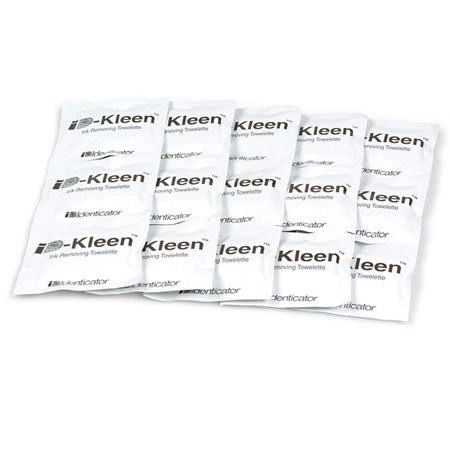 Safariland ID Kleen Ink Removal Towelettes, Pack of 100