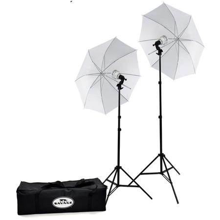 Savage 500W LED Studio Light Kit