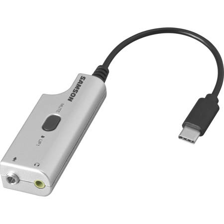 Samson LMU1 Broadcast Lavalier Microphone with UP1 USB Adapter