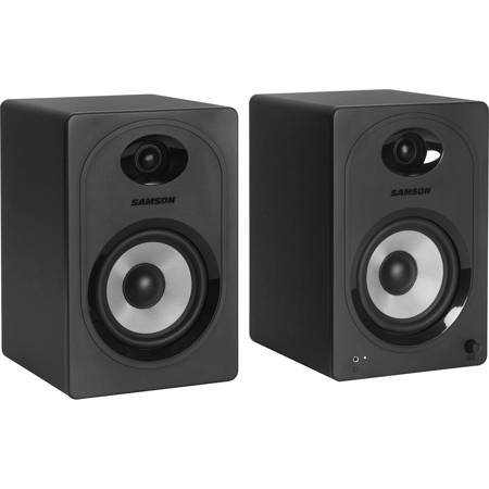 Samson MediaOne M50BT 5.25" 80W 2-Way Powered Studio Monitors w/Bluetooth, Pair
