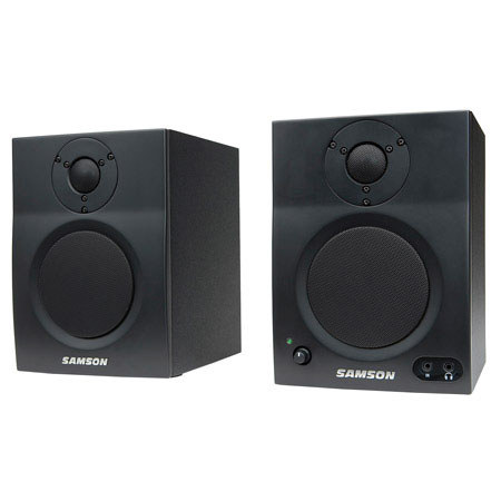 Samson MediaOne BT4 2-Way 4" Active Studio Bluetooth Monitors, Pair
