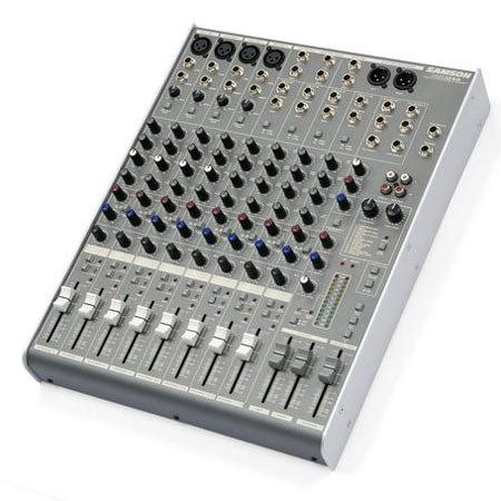 Samson MDR1248 12 Channel 4 Mic/Line Mixer with DSP