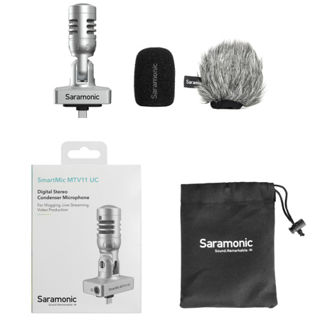 Saramonic SmartMic MTV11 UC Digital Stereo Condenser Mic for USB-C