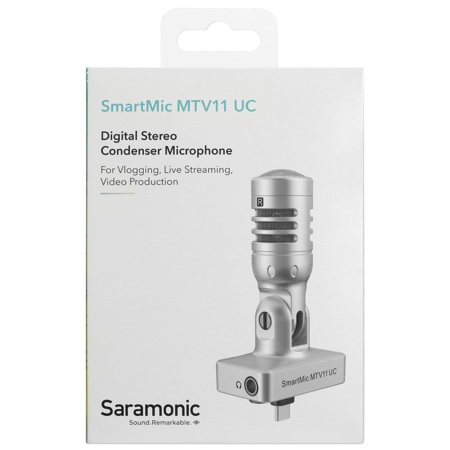 Saramonic SmartMic MTV11 UC Digital Stereo Condenser Mic for USB-C