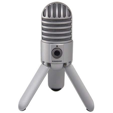 Samson Meteor Large Diaphragm USB Studio Microphone - Silver