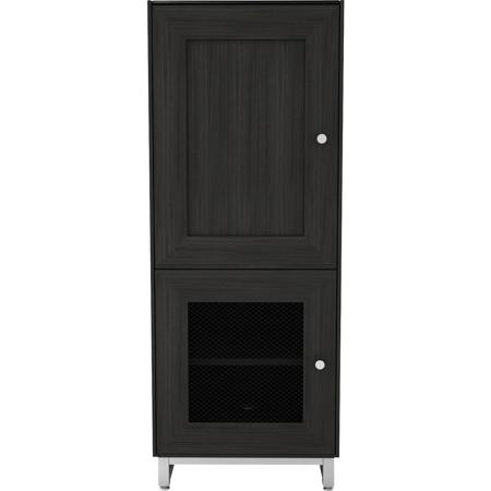 Sanus Systems Cadenza Collection 53" 26RU Audio Cabinet, Charcoal