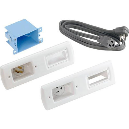Sanus Systems ELM805 PowerBridge Power and Cable Management System, White
