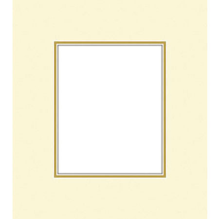 Savage ProMatte Double 5x7in Photo Mat Ivory/Cuervo