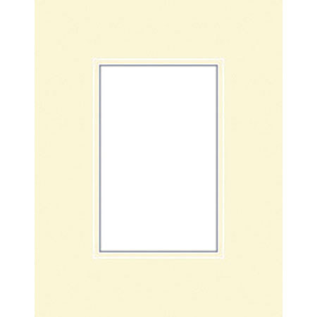 Savage ProMatte Double 5x7in Photo Mat Ivory/Ivory
