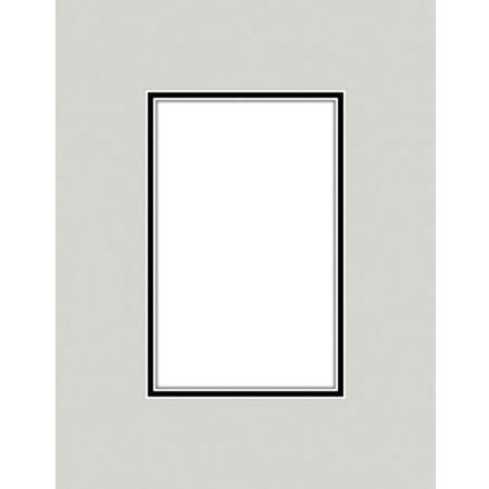 Savage ProMatte Double 5x7in Photo Mat Gray/Black