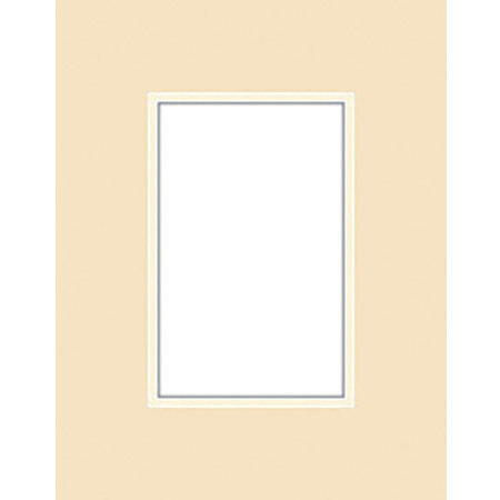 Savage ProMatte Double 5x7in Photo Mat Rattan/Ivory