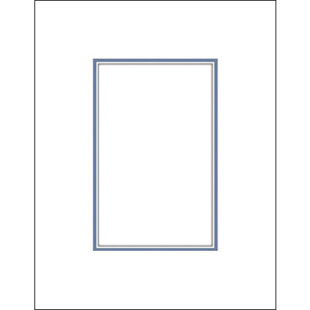 Savage 65328020 ProMatte 8x10in Photo Mat White/Blue